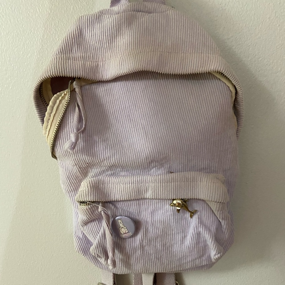 Brandy corduroy backpack
